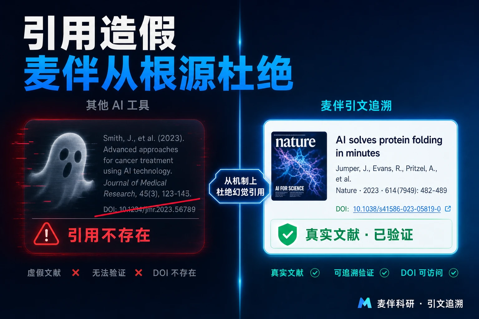 引用造假,麦伴从根源杜绝